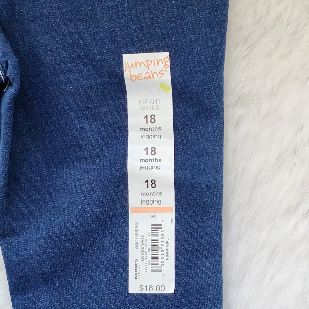 Jumping Beans Acid Wash Jeggings 18M NWT